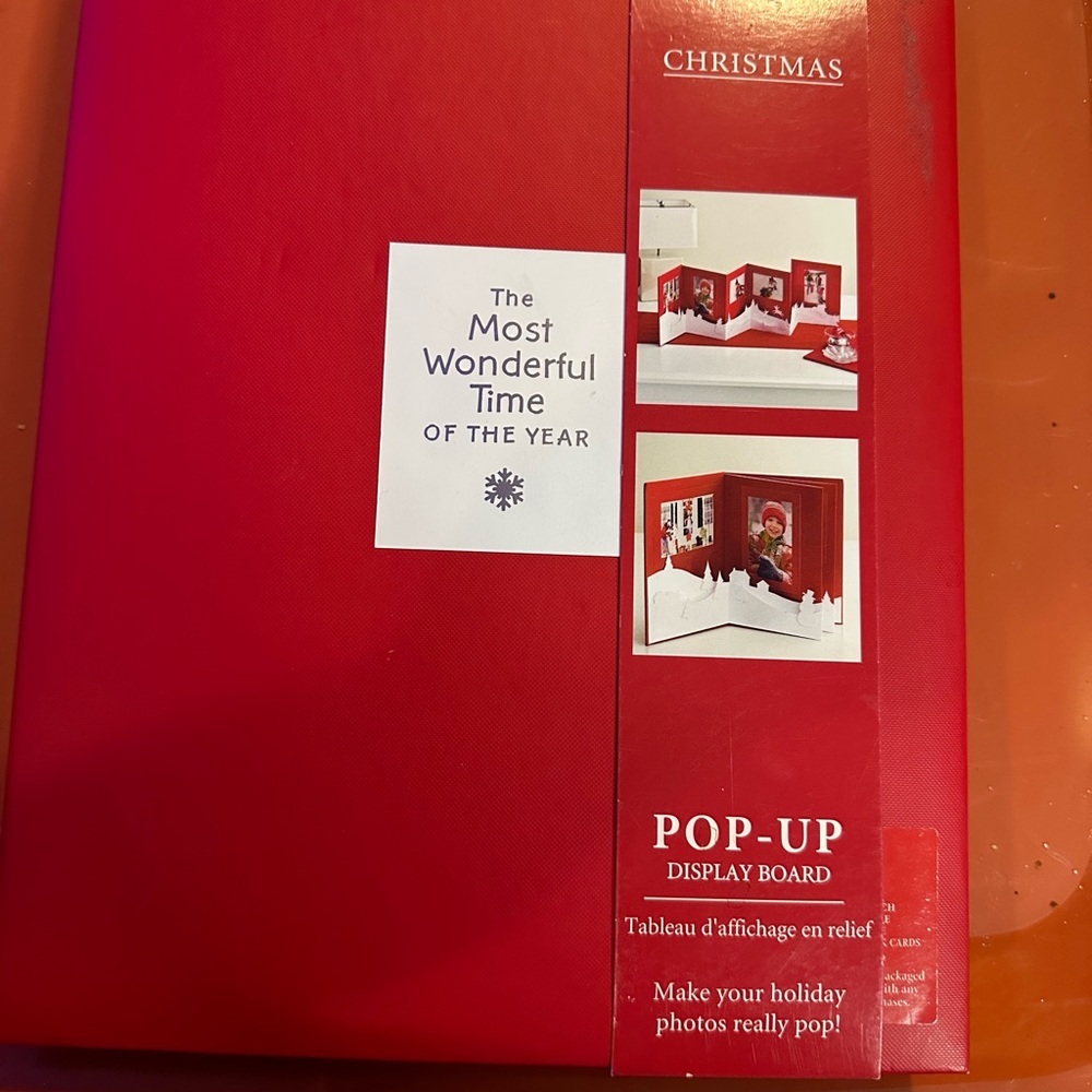 Hallmark  Red Christmas Pop-Up Display Board